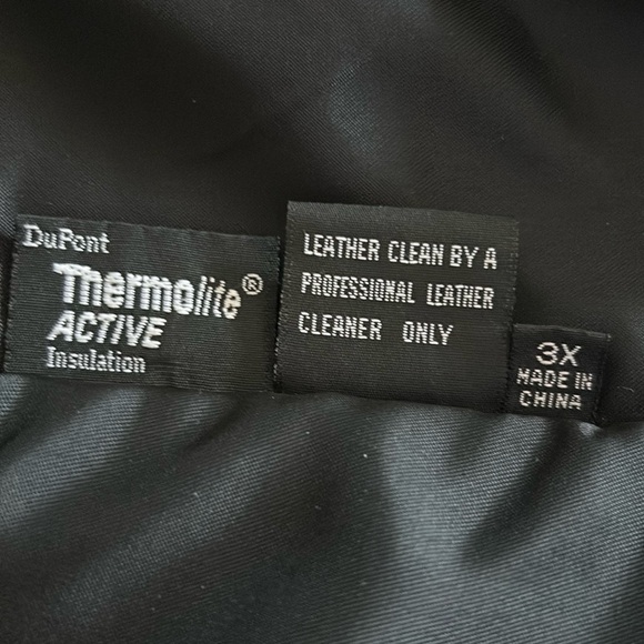 Tibor Leathers - Women’s Black Thermolite Insulated Jacket, 3x - Picture 10 of 13